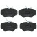 Brake Pad Set, disc brake COTEC GDB817 TRW, Thumbnail 6