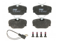 Brake Pad Set, disc brake COTEC GDB820 TRW