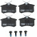 Brake Pad Set, disc brake COTEC GDB823 TRW, Thumbnail 4