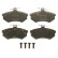 Brake Pad Set, disc brake COTEC GDB826 TRW, Thumbnail 3