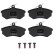 Brake Pad Set, disc brake COTEC GDB826 TRW, Thumbnail 4