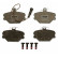 Brake Pad Set, disc brake COTEC GDB833 TRW, Thumbnail 3