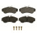 Brake Pad Set, disc brake COTEC GDB848 TRW, Thumbnail 3