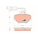Brake Pad Set, disc brake COTEC GDB852 TRW, Thumbnail 2