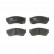 Brake Pad Set, disc brake COTEC GDB883 TRW