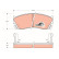 Brake Pad Set, disc brake COTEC GDB883 TRW, Thumbnail 2