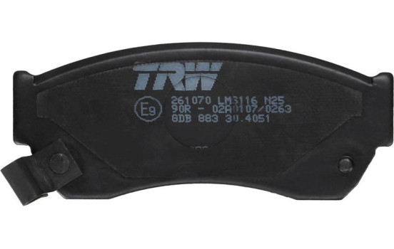 Brake Pad Set, disc brake COTEC GDB883 TRW, Image 4