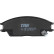 Brake Pad Set, disc brake COTEC GDB893 TRW, Thumbnail 6