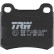 Brake Pad Set, disc brake COTEC GDB911 TRW, Thumbnail 6