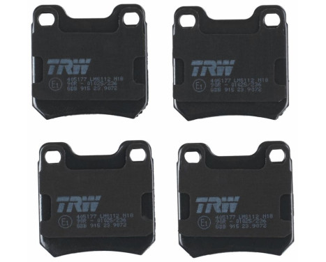 Brake Pad Set, disc brake COTEC GDB915 TRW, Image 4