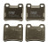 Brake Pad Set, disc brake COTEC GDB952 TRW, Thumbnail 3