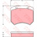 Brake Pad Set, disc brake COTEC GDB973 TRW