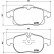 Brake Pad Set, disc brake DIRECTIONAL BRAKE PADS P 10 011 Brembo, Thumbnail 3