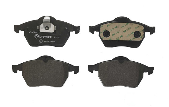 Brake Pad Set, disc brake DIRECTIONAL BRAKE PADS P 59 022 Brembo