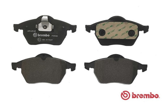 Brake Pad Set, disc brake DIRECTIONAL BRAKE PADS P 59 022 Brembo, Image 3