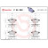 Brake Pad Set, disc brake DIRECTIONAL BRAKE PADS P 59 029 Brembo, Thumbnail 3