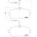 Brake Pad Set, disc brake DIRECTIONAL BRAKE PADS P 61 109 Brembo, Thumbnail 2