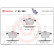Brake Pad Set, disc brake DIRECTIONAL BRAKE PADS P 85 062 Brembo, Thumbnail 3