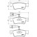 Brake Pad Set, disc brake DIRECTIONAL BRAKE PADS P 85 068 Brembo, Thumbnail 2