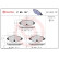 Brake Pad Set, disc brake DIRECTIONAL BRAKE PADS P 85 147 Brembo, Thumbnail 2