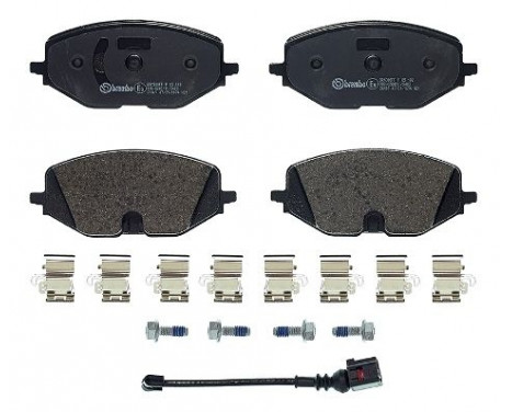 Brake Pad Set, disc brake DIRECTIONAL BRAKE PADS P 85 182 Brembo