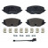 Brake Pad Set, disc brake DIRECTIONAL BRAKE PADS P 85 182 Brembo