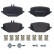 Brake Pad Set, disc brake DIRECTIONAL BRAKE PADS P50161 Brembo, Thumbnail 2