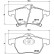 Brake Pad Set, disc brake DIRECTIONAL BRAKE PADS P59048 Brembo, Thumbnail 3