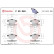 Brake Pad Set, disc brake DIRECTIONAL BRAKE PADS P59048 Brembo, Thumbnail 3