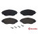 Brake Pad Set, disc brake DIRECTIONAL BRAKE PADS P85166 Brembo, Thumbnail 3