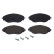 Brake Pad Set, disc brake DIRECTIONAL BRAKE PADS P85166 Brembo, Thumbnail 3