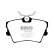 Brake pad set, disc brake DP1102 EBC