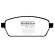 Brake pad set, disc brake DP1106 EBC