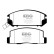 Brake pad set, disc brake DP1107 EBC