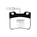Brake pad set, disc brake DP1111 EBC