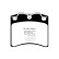 Brake pad set, disc brake DP1116 EBC