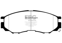 Brake pad set, disc brake DP1124 EBC