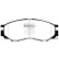 Brake pad set, disc brake DP1124 EBC