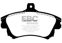 Brake pad set, disc brake DP1139 EBC