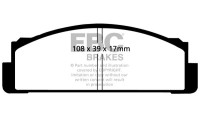 Brake pad set, disc brake DP116 EBC