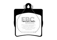 Brake pad set, disc brake DP1191 EBC