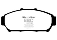 Brake pad set, disc brake DP1206 EBC
