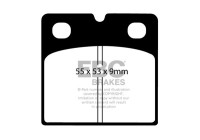 Brake pad set, disc brake DP1215 EBC