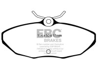 Brake pad set, disc brake DP1221 EBC