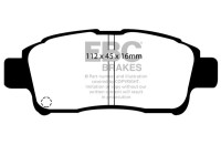 Brake pad set, disc brake DP1225 EBC