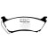 Brake pad set, disc brake DP1233 EBC