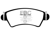 Brake pad set, disc brake DP1234 EBC