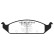 Brake pad set, disc brake DP1251 EBC