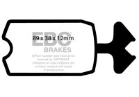 Brake pad set, disc brake DP131 EBC