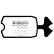 Brake pad set, disc brake DP131 EBC
